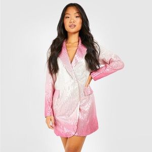 Boohoo sequin blazer